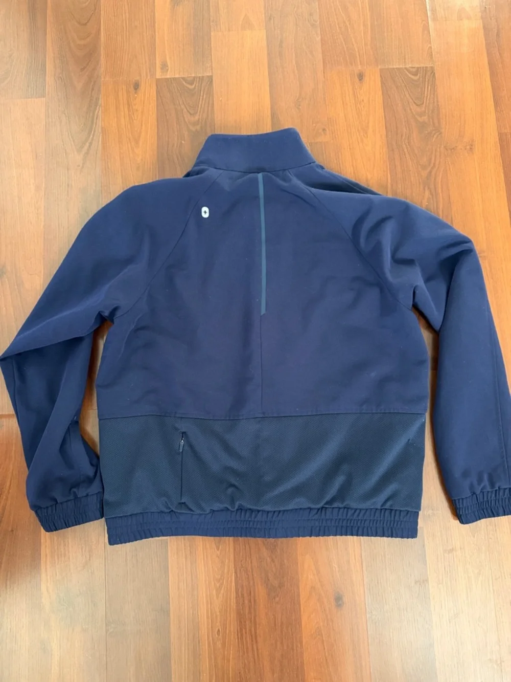 Figs Navy Lightweight Full-Zip Shirt Jacket - Picture 3 of 3